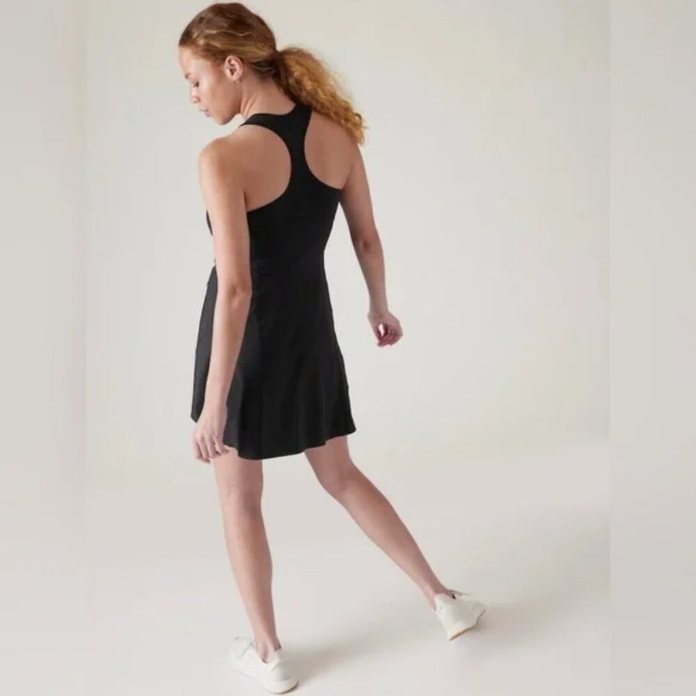 NWT Athleta Levitate Dress_Black_Size M - Picture 2 of 10